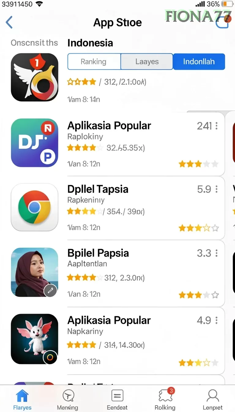 Cuplikan layar PRPRPR — halaman utama