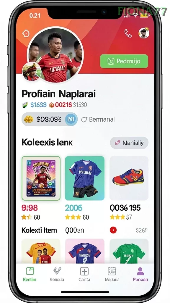 Cuplikan layar SD107 — pengaturan akun